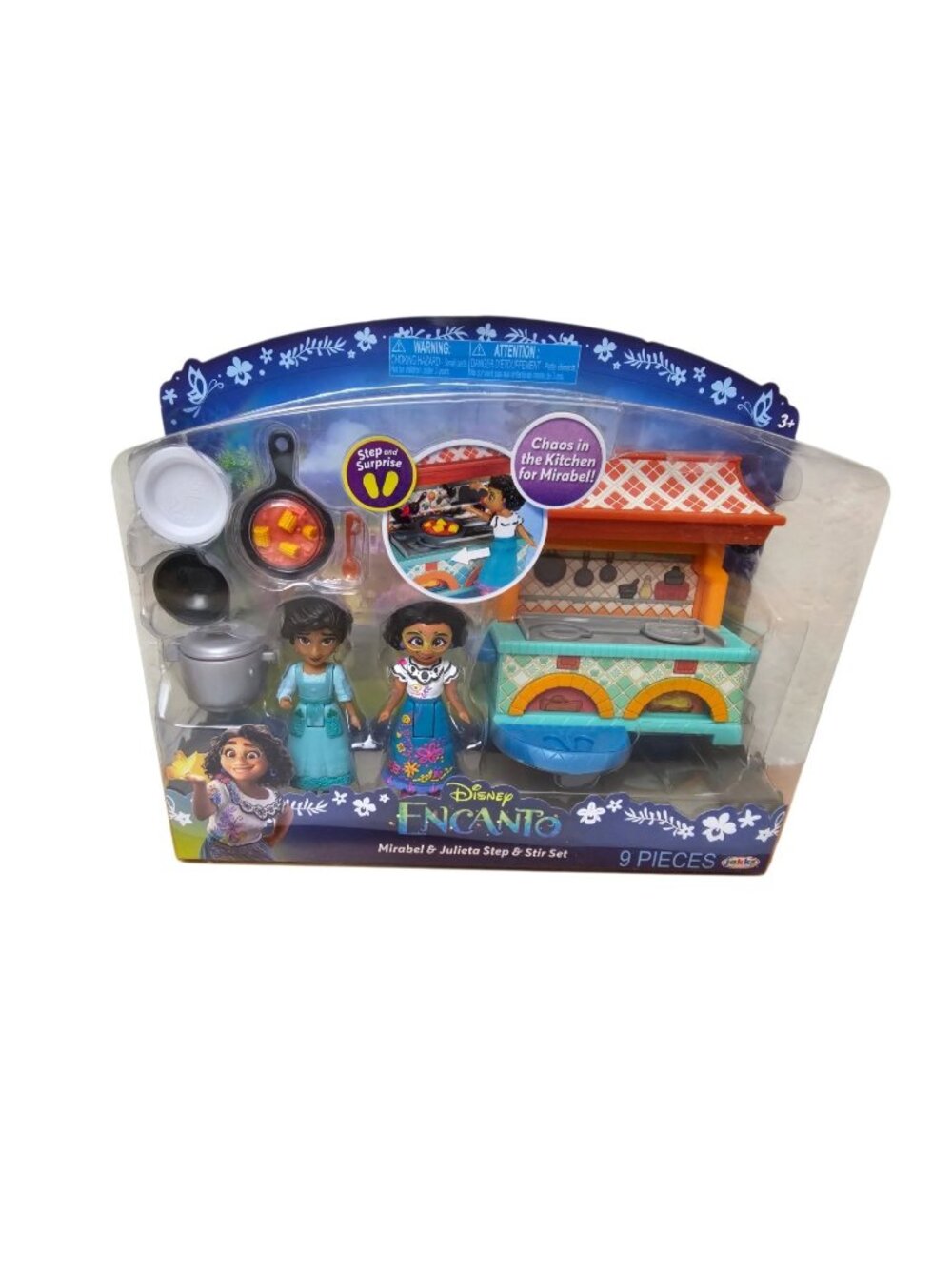 Disney Encanto Mirabel & Julieta Step & Stir Small Doll Kitchen Playset NIB